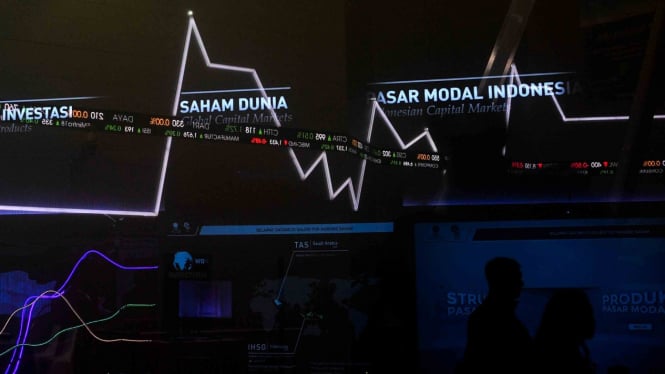 Ilustrasi bursa saham asia