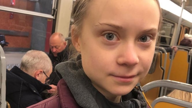 Greta Thunberg.