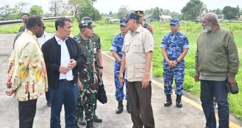 Menteri Pertahanan RI Sjafrie Sjamsoeddin.