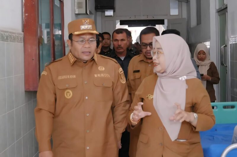 Wali Kota Sabang Zulkifli H Adam saat melakukan Sidak ke RSUD Sabang