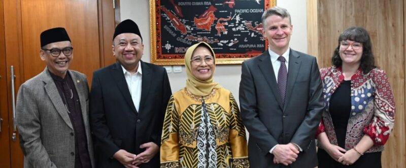 Komisi X Dewan Perwakilan Rakyat Republik Indonesia (DPR RI) bertemu dengan Duta Besar Australia untuk Indonesia, Roderick Brazier, di Kompleks Parlemen Senayan, Jakarta, Kamis (26/6/2025).