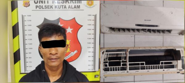 TP alias TH (28), warga Kecamatan Krueng Barona Jaya, Aceh Besar yang sempat buron kasus pencurian AC di RSUD dr Zainoel Abidin Banda Aceh beberapa hari lalu akhirnya menyerahkan diri