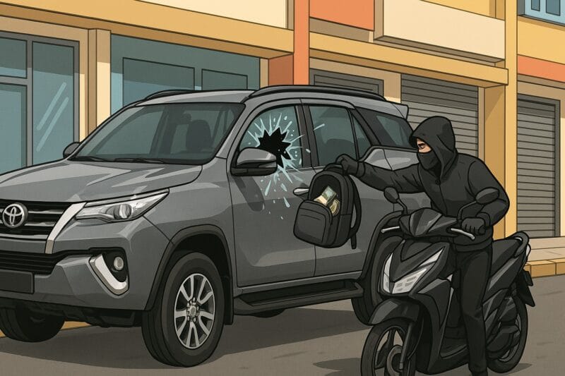 Aksi pencurian dengan modus pecah kaca mobil kembali terjadi di wilayah Aceh Utara. Kali ini, menimpa Sukir (64), warga Gampong Alue Leuhob, Kecamatan Cot Girek, pada Senin (2/6).