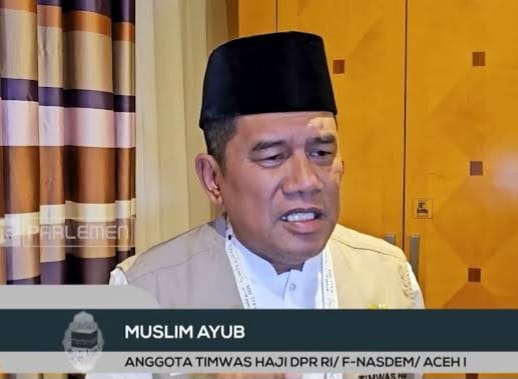 Anggota Timwas Haji DPR RI asal Aceh Muslim Ayub