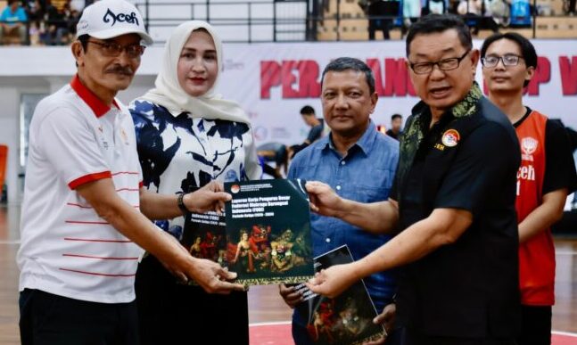 Pembukaan turnamen bola basket Perjuangan Cup Vol 2 pada Sabtu, 21 Juni 2025 di Hall Serbaguna Stadion Harapan Bangsa Banda Aceh. (Foto: Ist)