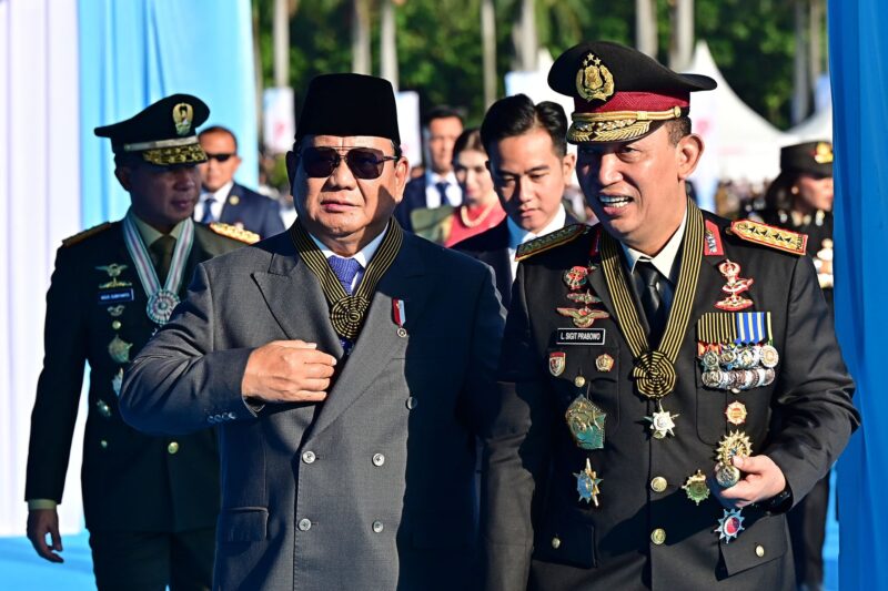 HUT Bhayangkara ke-79, Prabowo Tegaskan Polisi Harus Pro Rakyat