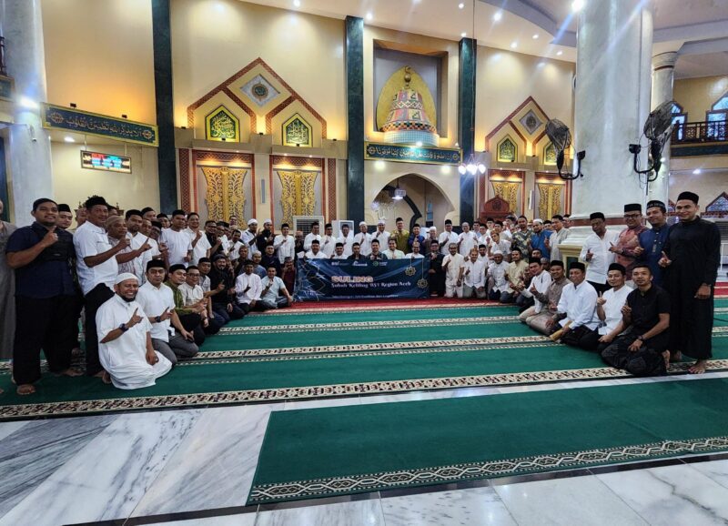 Subuh Keliling BSI Aceh di Masjid Baitul Musyahadah (Kupiah Meuketop), Seutui, Banda Aceh, Sabtu pagi (26/7). (Foto: Ist)