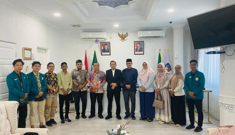 Pengurus ISNU Aceh melakukan audiensi dengan Wali Kota Lhokseumawe Sayuti Abubakar, Jum'at (4/7/2025). (Foto: Ist)