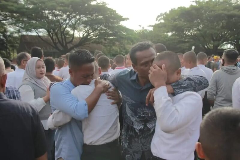 Kodam IM mengumumkan hasil sidang Pantukhir kelulusan 1.630 Calon Tamtama Prajurit Karier (PK) Gelombang II TNI-AD Tahun 2025. (Foto: Ist)