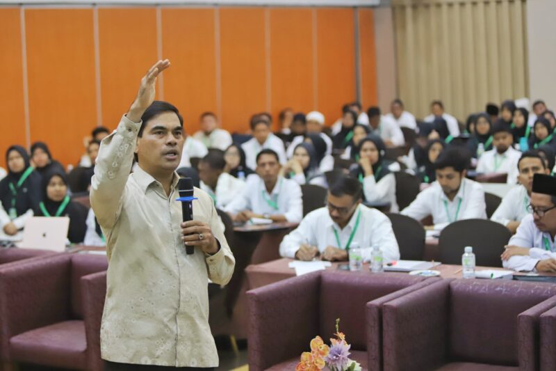 Sebanyak 163 dosen pemula dari berbagai Perguruan Tinggi Keagamaan Islam (PTKI) di Aceh mengikuti Short Course Peningkatan Kompetensi Dosen Pemula (PKDP) 2025 yang digelar UIN Ar-Raniry. (Foto: Ist)