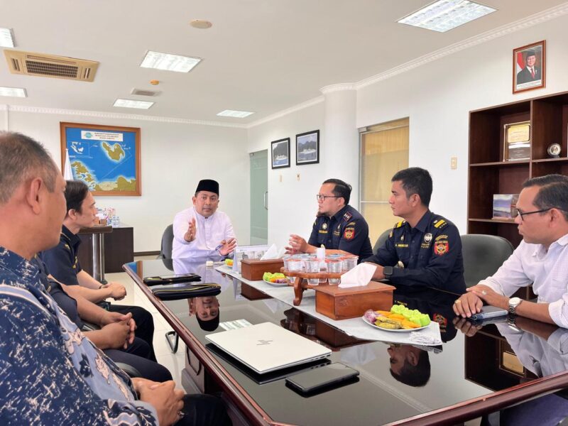 BPKS melakukan diskusi pengembangan kawasan Sabang dengan pihak Bea dan Cukai, Jum'at (25/7). (Foto: Ist)