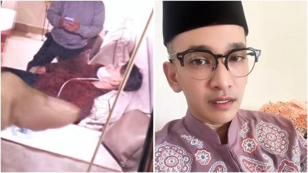 Ruben Onsu menceritakan kondisi kritis usai jatuh dan terbentur di kamar mandi dalam tayangan YouTube Comic 8 Revolution.