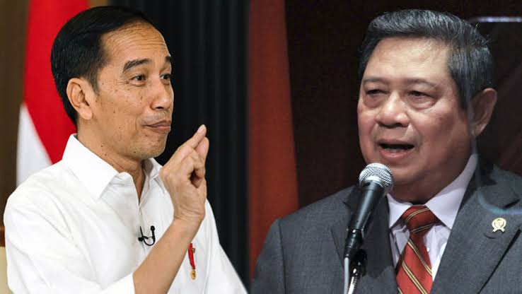 Mantan Presiden Joko Widodo (Jokowi) dan Susilo Bambang Yudhoyono (SBY)