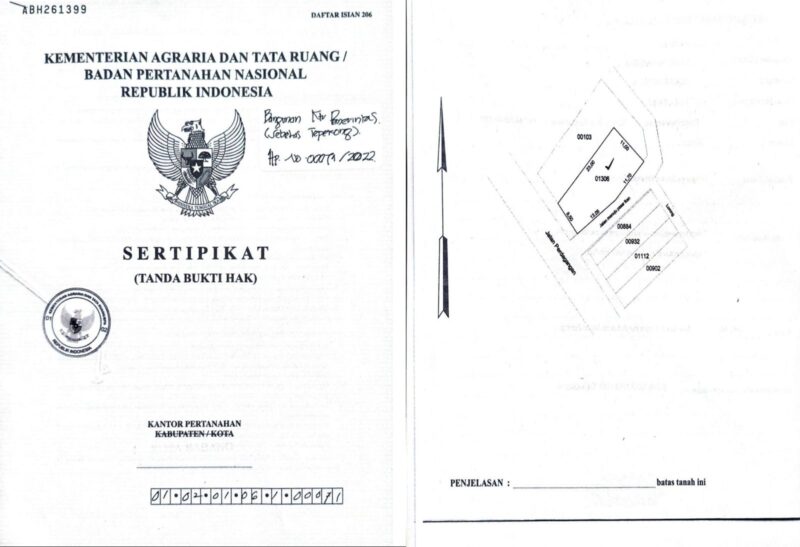 Aset bangunan yang digunakan PWI Kota Sabang dan diklaim sepihak oleh oknum warga Tionghoa ternyata memiliki sertifikat atas nama Pemko Sabang. (Foto: Ist)