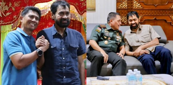Gubernur Aceh Muzakir Manaf (Mualem) saat bersama Pangdam Iskandar Muda Mayjen TNI Niko Fahrizal dan Kapolda Aceh Brigjen Pol Marzuki Ali Basyah. (Foto: Ist)