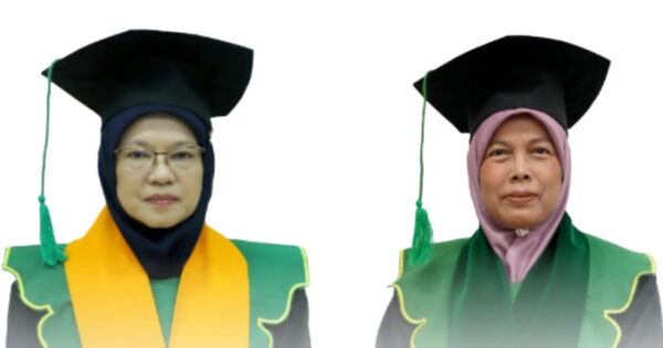 Prof. Nilam Sari (kiri) dan Prof. Salami (kanan)