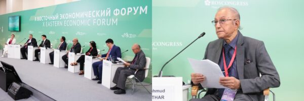 Wali Nanggroe Aceh Malik Mahmud Al Haythar, menghadiri Eastern Economic Forum (EEF) ke-10 yang berlangsung di Vladivostok, Federasi Rusia, pada 3–6 September 2025.