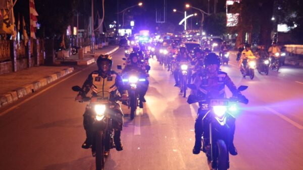 Polresta bersama Kodim 0101/KBA dan Pemko Banda Aceh menggelar patroli skala besar Sabtu malam, 6 September 2025.
