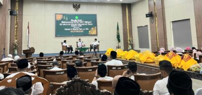 Warga PT Banda Aceh bersama dengan PN 22 kabupaten/kota se-Aceh memperingati secara serentak Maulid Nabi pada 19 Rabiul Awal 1447 Hijriah pada Jum'at, 12 September 2025.