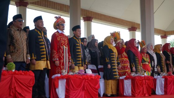 Kota Subulussalam peringati Hari Jadi ke-63, Ahad (14/9). Upacara peringatan dipimpin Wagub Aceh Fadhlullah dan dihadiri berbagai tokoh penting. (Foto: Ist)
