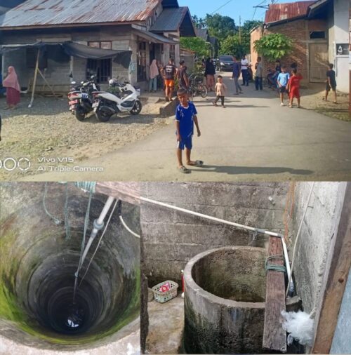 Seorang anak berusia 8 tahun Ilham, warga Desa Niron, Kecamatan Suka Makmur, Aceh Besar, selamat setelah terjatuh ke dalam sumur sedalam 15 meter, Ahad (21/9) sore. (Foto: Ist)