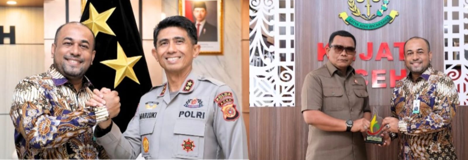 Perkuat Sinergi, Dirut Bank Aceh Fadhil Ilyas Temui Kapolda dan Kajati Aceh