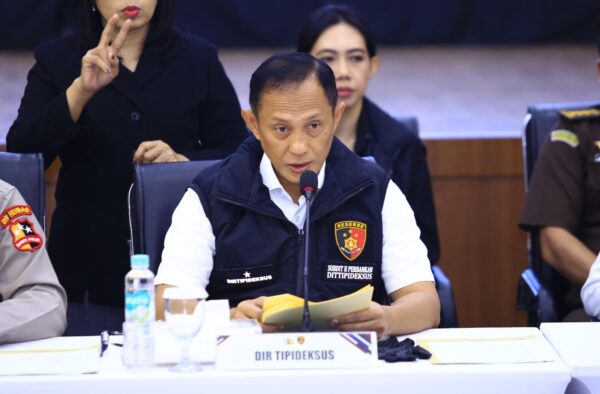 Dirtipideksus Bareskrim Polri Brigjen Pol Helfi Assegaf di Bareskrim Polri, Jakarta, Kamis (25/9). (Foto: Ist)