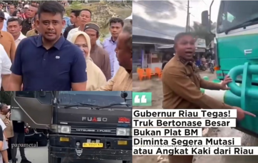 Isu kewajiban mutasi plat kendaraan perusahaan kembali memicu ketegangan antarprovinsi di Sumatera.
