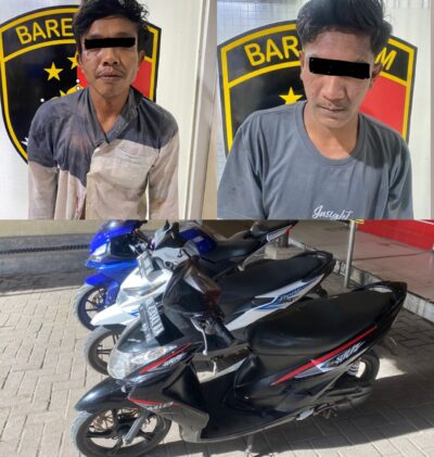 Tim Opsnal Satreskrim Polresta Banda Aceh menangkap dua pelaku curanmor yang beraksi di Banda Aceh dan Aceh Besar