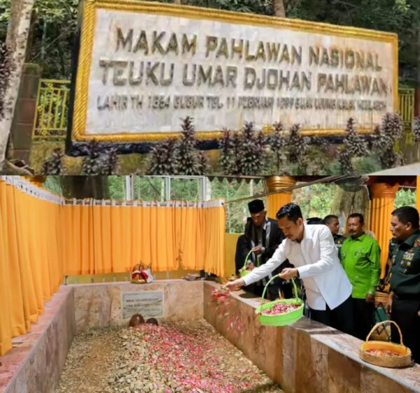 Makam Teuku Umar ditetapkan sebagai Cagar Budaya Kabupaten Aceh Barat. (Foto: Ist)