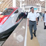 Kereta Cepat Jakarta-Bandung (KCJB) menyusul pembengkakan biaya hingga Rp24 triliun yang diduga sarat korupsi.