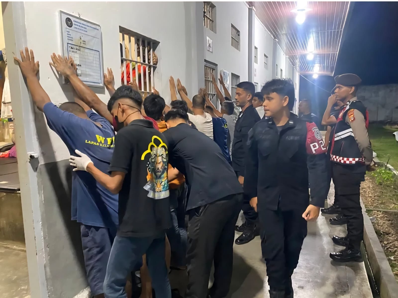 Lapas Calang Geledah Kamar Hunian, Sejumlah Barang Terlarang Ditemukan