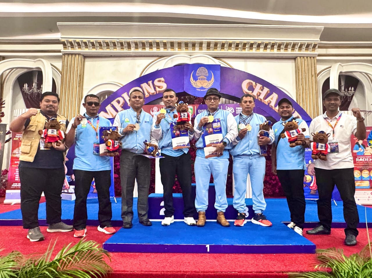 Tim Catur Aceh Raih 4 Medali di PORNAS Korpri 2025