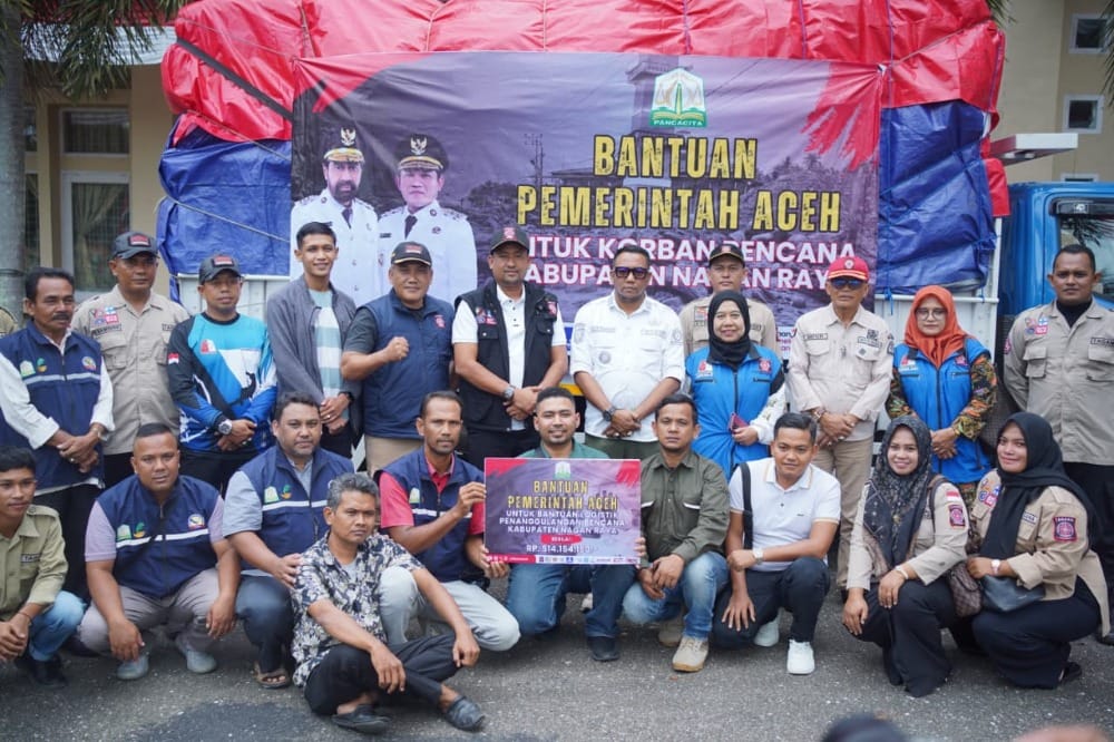 Pemkab Nagan Raya menerima bantuan logistik penanggulangan bencana banjir Rp514 juta dari Pemerintah Aceh.