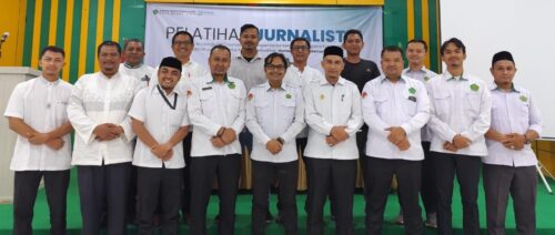 Kantor Kemenag Kota Banda Aceh terus menguatkan peran kehumasan melalui pelatihan jurnalistik yang berlangsung di PSBB MAN 1 Kota Banda Aceh.