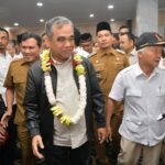 Ketua MPR RI Ahmad Muzani bersama rombongan tiba di Aceh, Selasa (14/10).