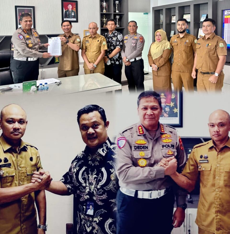 Samsat Banda Aceh menjalin sinergi strategis dengan Ditlantas Polda Aceh dan PT Jasa Raharja Wilayah Aceh. (Foto: Ist)