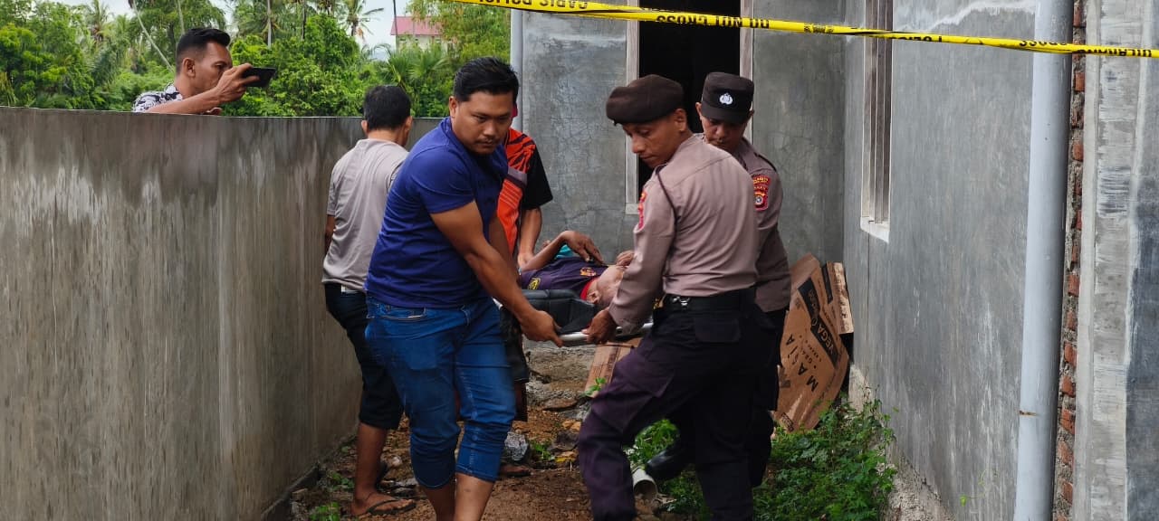 Buruh Bangunan di Lamgapang Ditemukan Meninggal di Rumah yang Sedang Dibangun