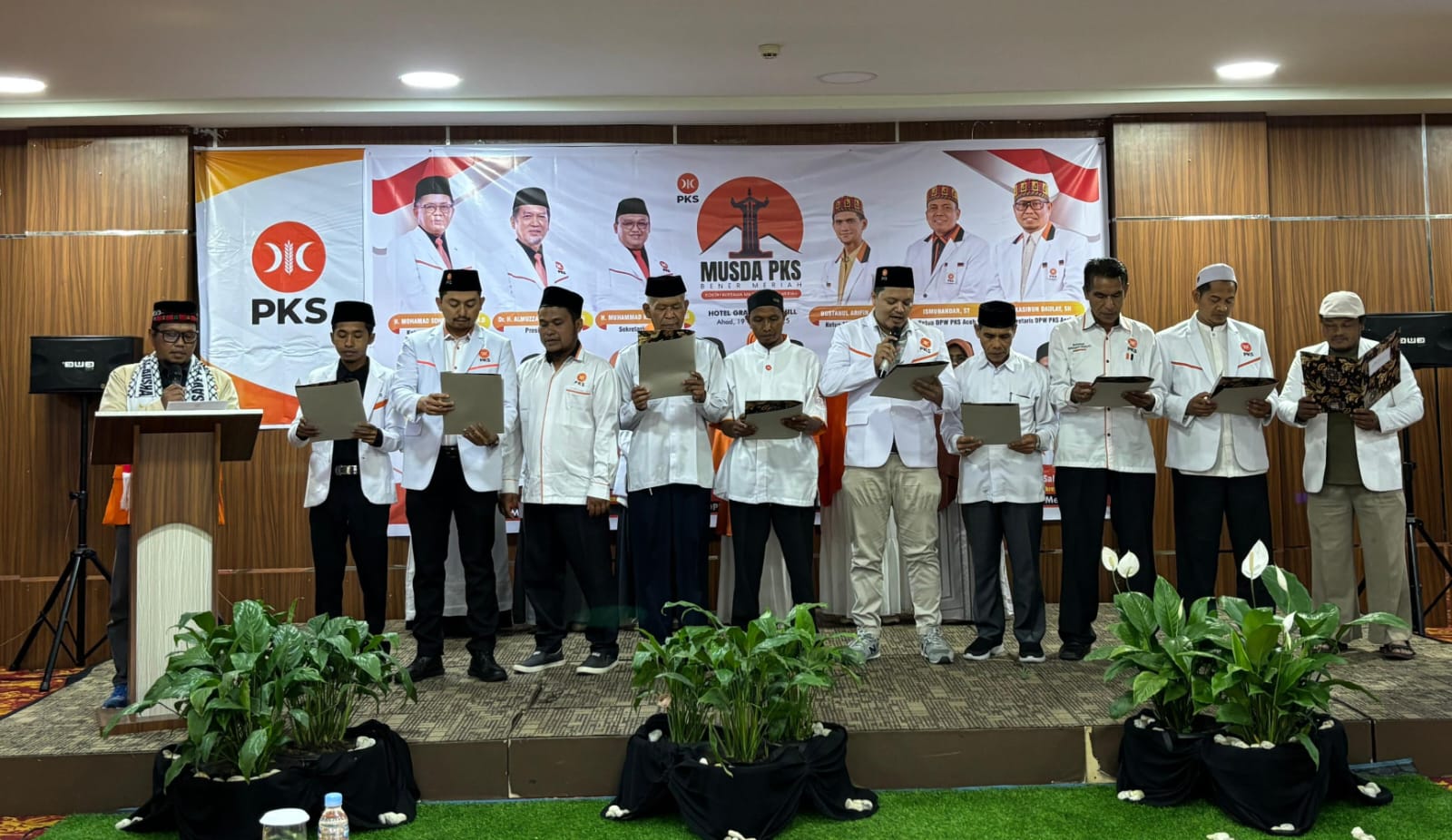 Pengurus PKS Bener Meriah Dikukuhkan, Kasibun Ingatkan Lima Rumah Perjuangan PKS