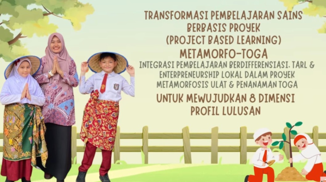 itria tampil dengan karya video praktik baik berjudul “Transformasi Pembelajaran Sains Berbasis Proyek (Project Based Learning) Metamorfo-TOGA”, yang saat ini sedang bersaing di tingkat provinsi dan berpeluang melaju ke tingkat nasional.