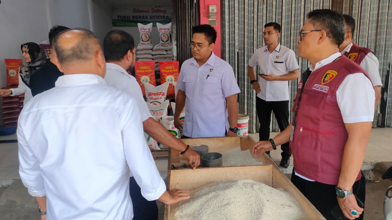 Satgas Pengendalian Harga Beras Aceh Tegur Pedagang Tak Patuh HET
