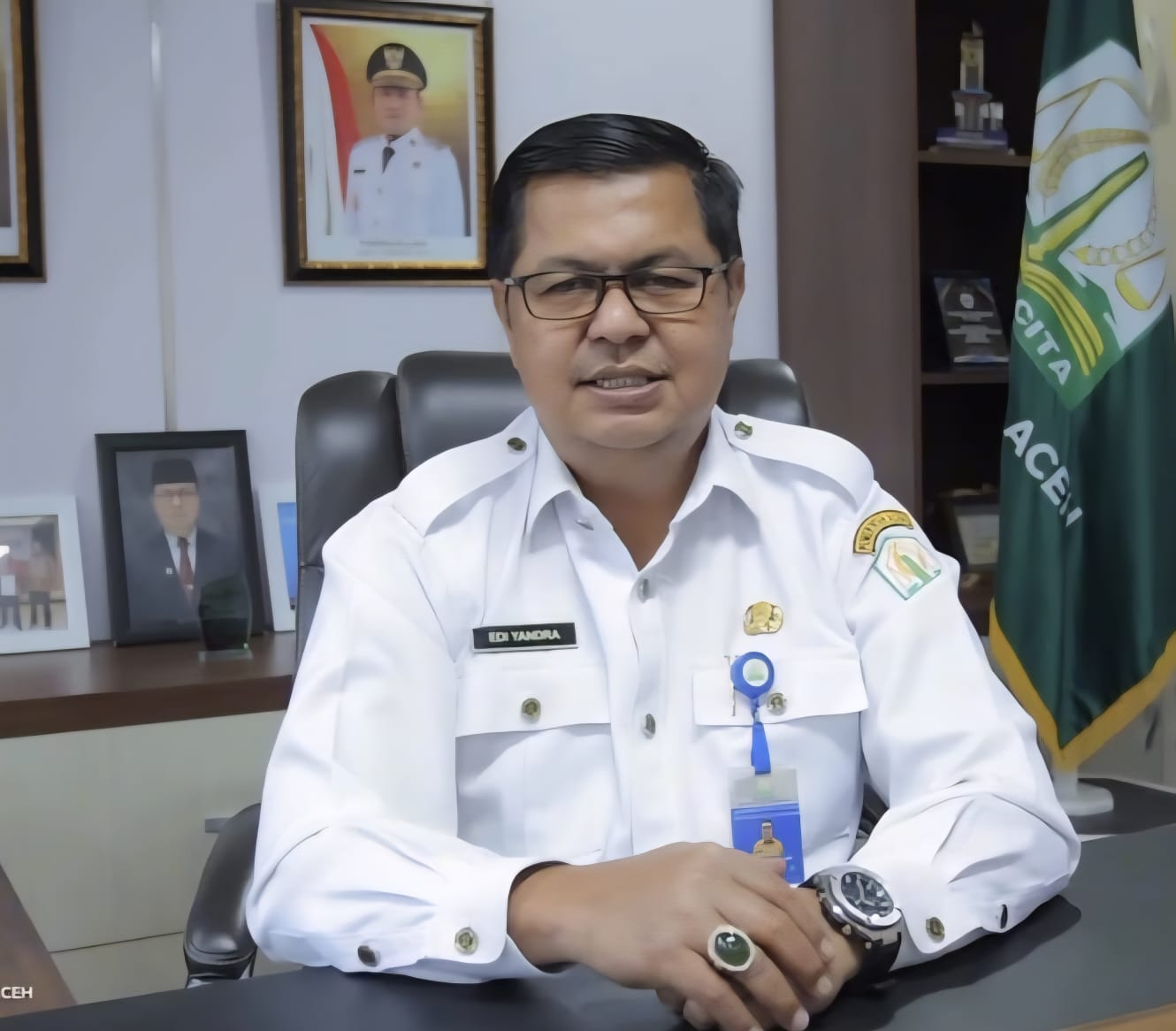 Edi Yandra Jabat Kepala Dinas Kominsa Aceh