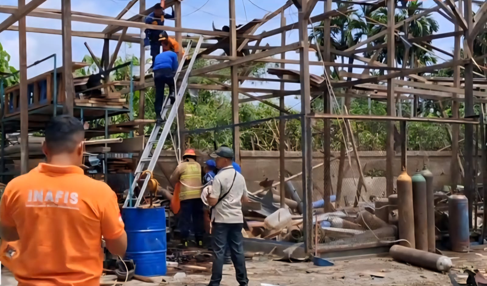 Tabung Gas Medis Meledak di Aceh Barat, Dua Warga Tewas Mengenaskan