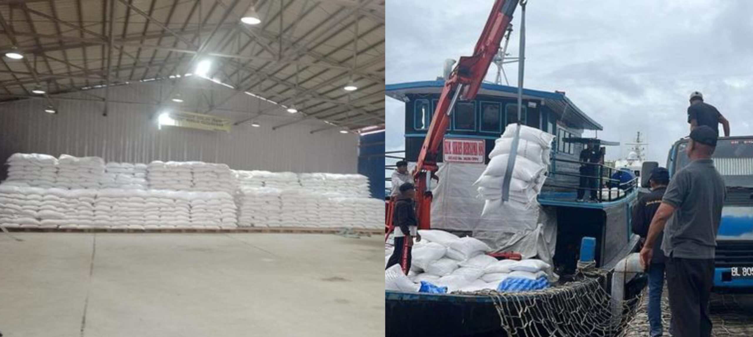 250 Ton Beras Impor Ilegal Masuk Lewat Sabang, Pemerintah Telusuri Pelaku