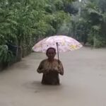 Hujan deras yang mengguyur sejak Jum'at malam hingga Ahad (22/11) menyebabkan banjir di Aceh Utara. (Foto: Ist)