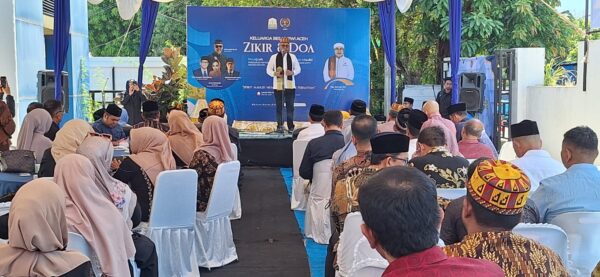 Peringatan Maulid Nabi Muhammad SAW 1447 Hijriah yang diselenggarakan PWI Aceh, di Kantor PWI, Simpang Lima Banda Aceh, Sabtu, 1 November 2025.