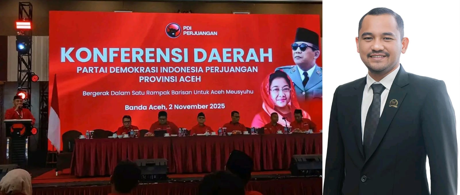 Jamaluddin Idham Terpilih Jadi Ketua DPD PDI Perjuangan Aceh