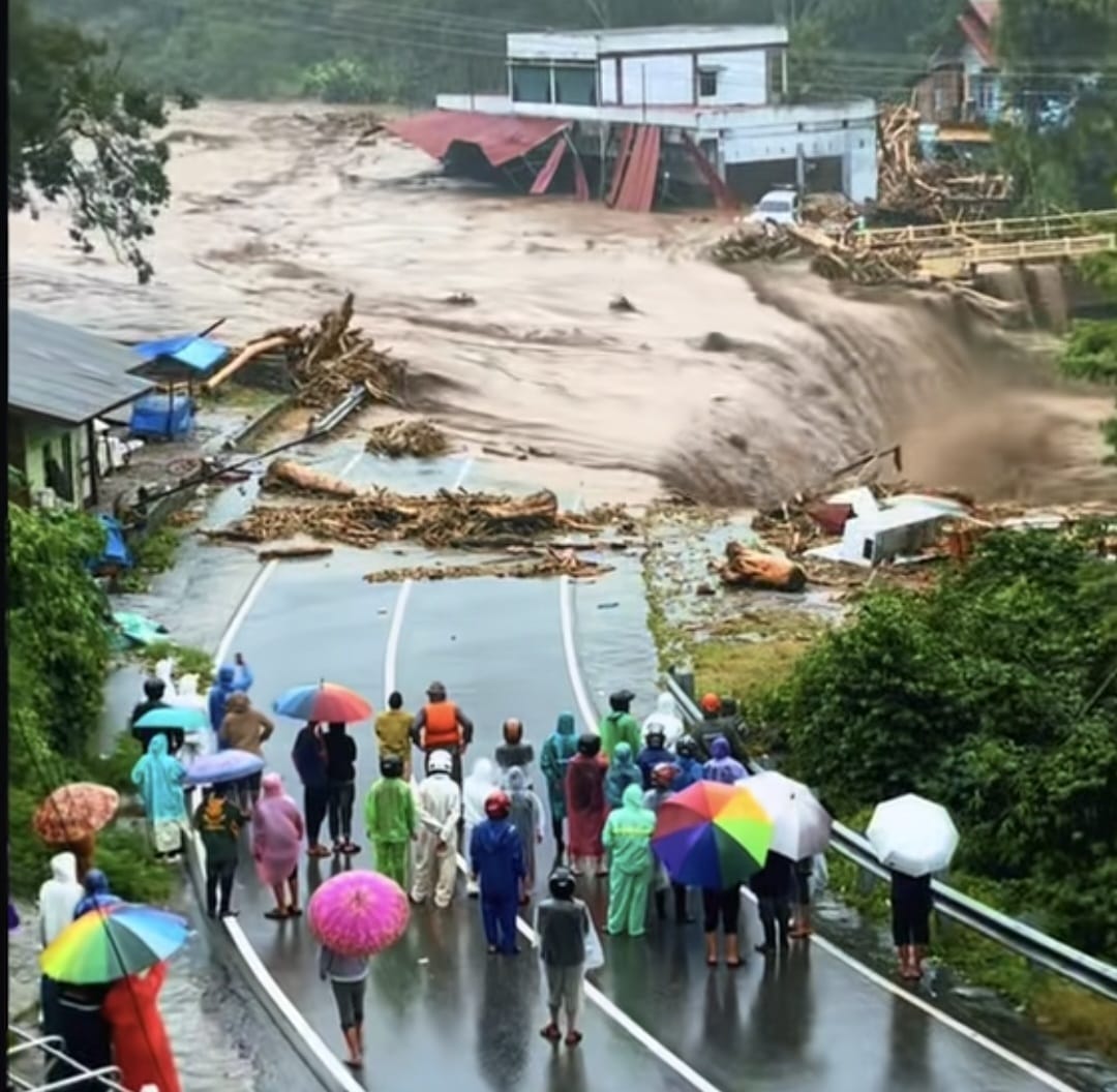 Bencana banjir bandang dan longsor di Kabupaten Bener Meriah. (Foto: Ist)