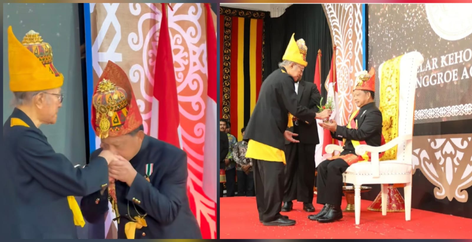 Diberi Gelar Kehormatan di Aceh, Mendagri Tito Ucapkan Terima Kasih dan Cium Tangan Wali Nanggroe