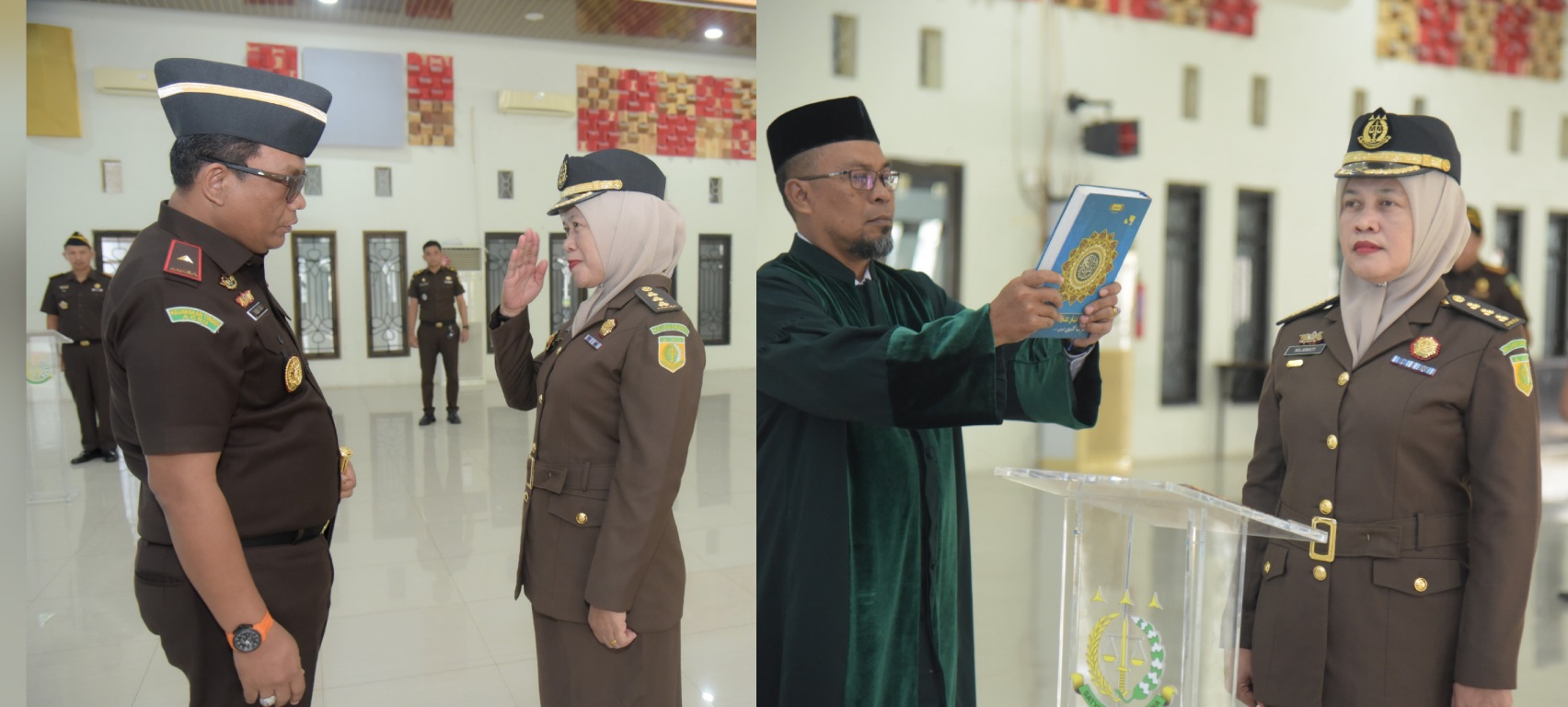 Kajati Lantik Nilawati sebagai Asdatun Kejati Aceh